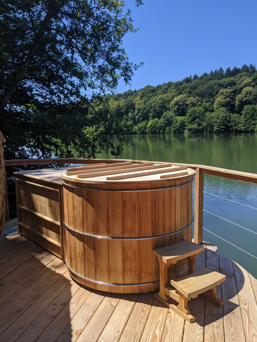 spa en bois lac - Altipure