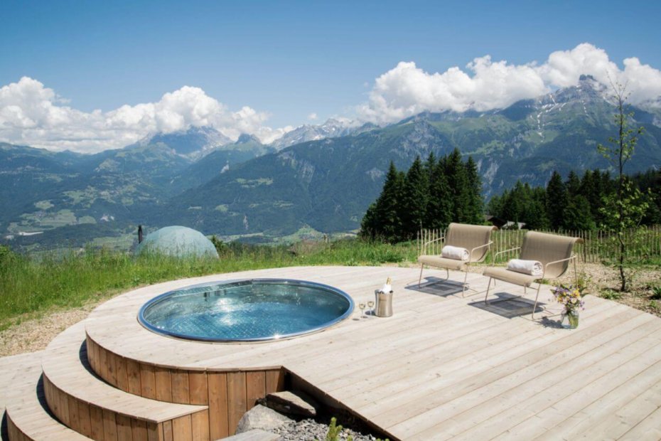 Jacuzzi en extérieur