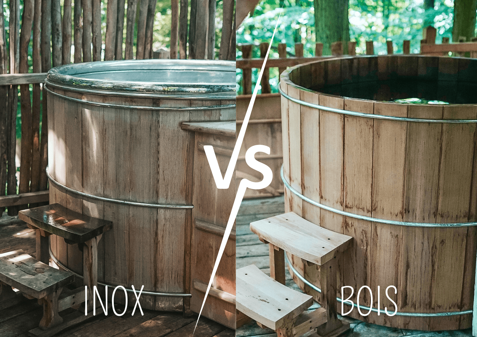 Comparaison des avantages du bois et de l’inox dans les bains nordiques